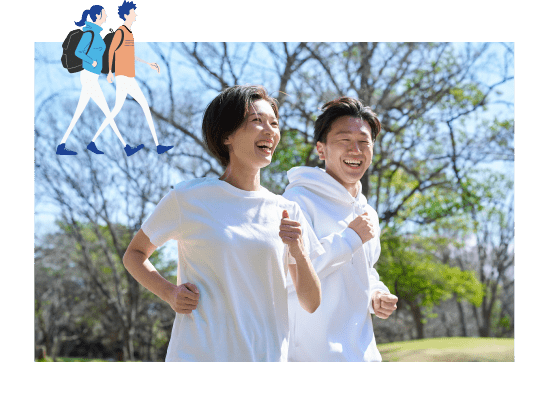 歩数自動計測